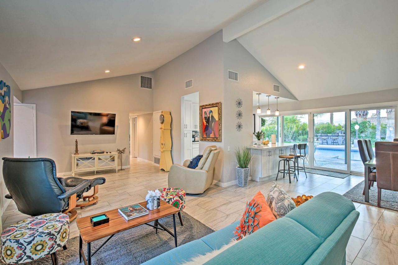 Pet-Friendly Palm Springs Escape With Heated Pool! Villa Bagian luar foto