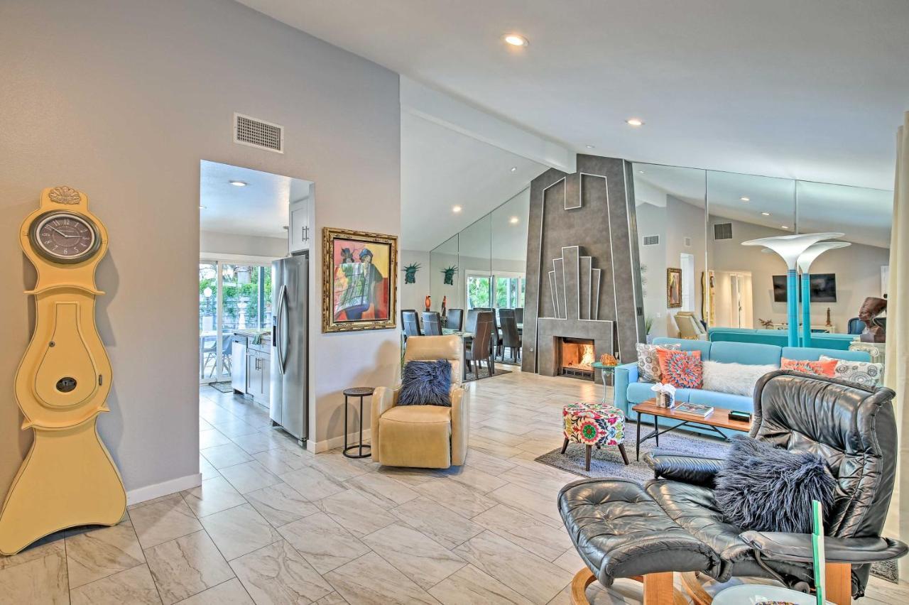 Pet-Friendly Palm Springs Escape With Heated Pool! Villa Bagian luar foto