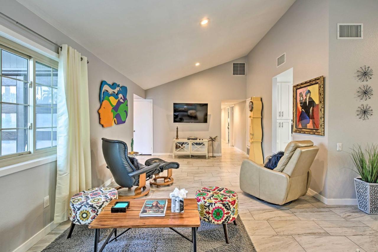 Pet-Friendly Palm Springs Escape With Heated Pool! Villa Bagian luar foto