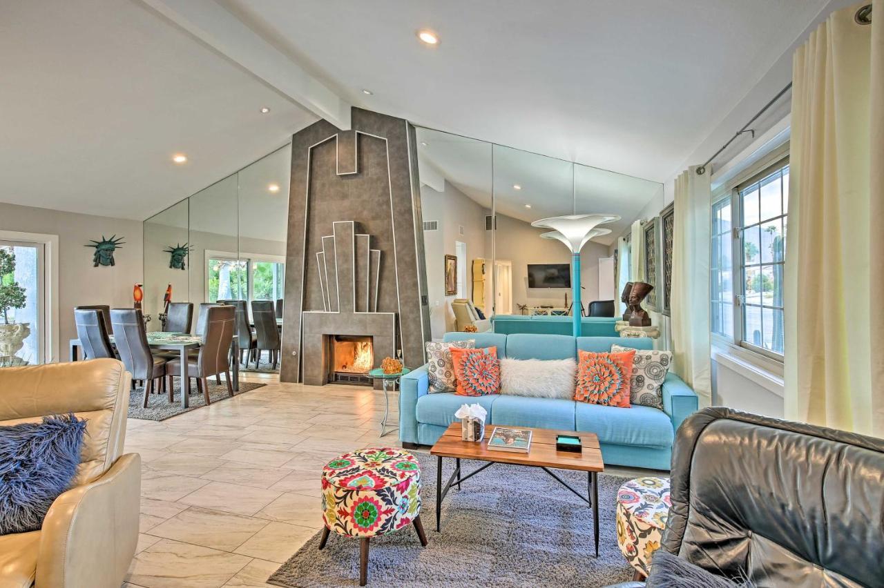 Pet-Friendly Palm Springs Escape With Heated Pool! Villa Bagian luar foto