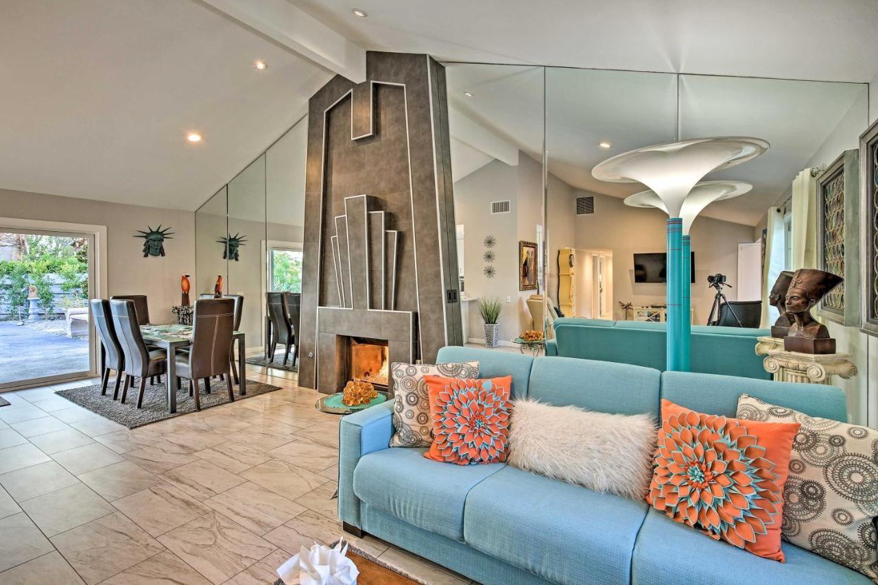 Pet-Friendly Palm Springs Escape With Heated Pool! Villa Bagian luar foto