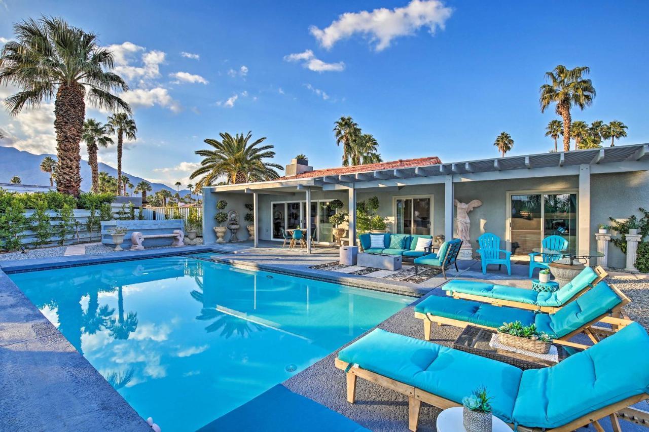 Pet-Friendly Palm Springs Escape With Heated Pool! Villa Bagian luar foto