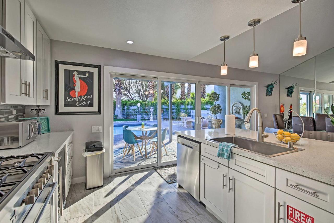 Pet-Friendly Palm Springs Escape With Heated Pool! Villa Bagian luar foto