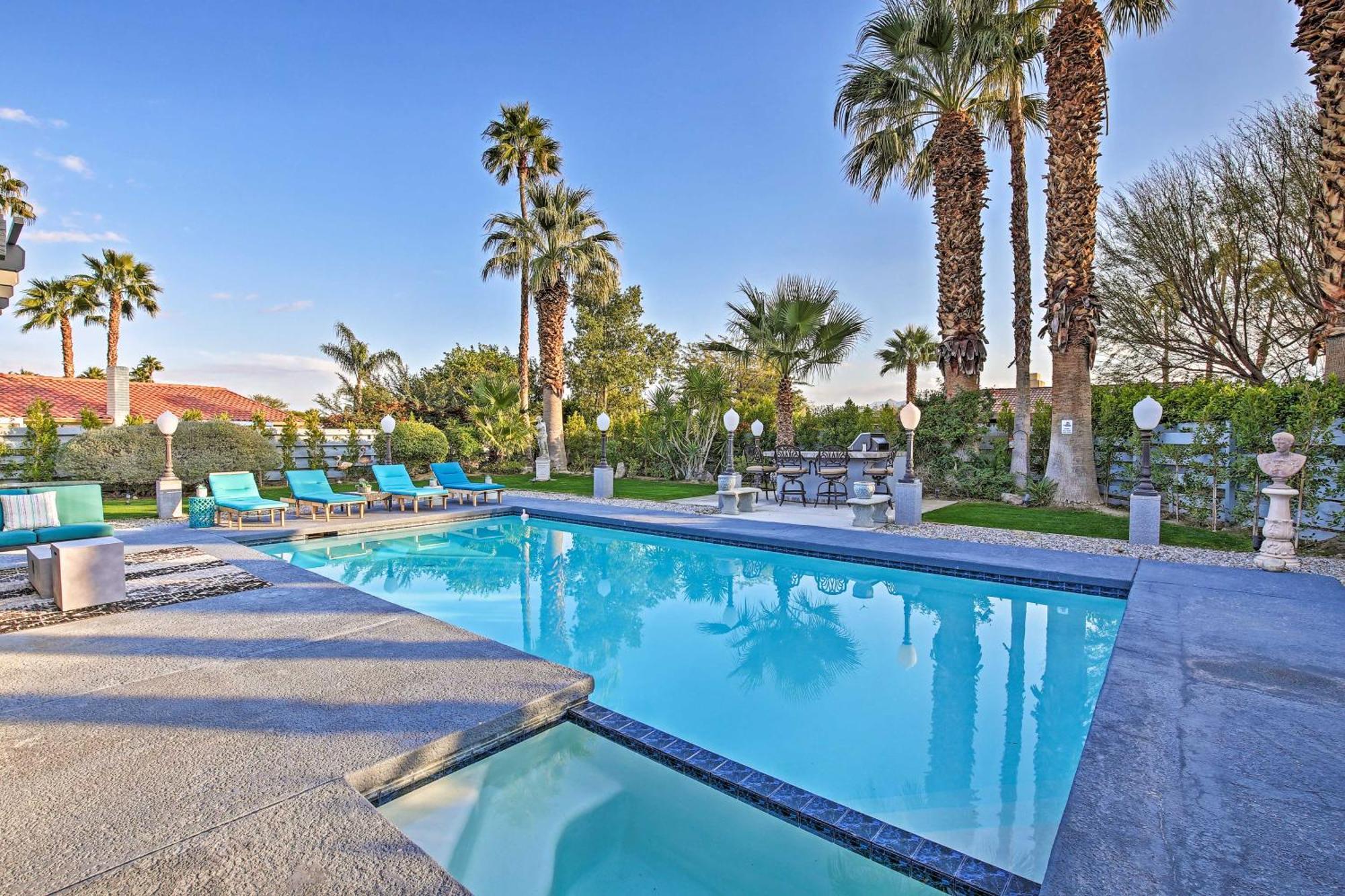 Pet-Friendly Palm Springs Escape With Heated Pool! Villa Bagian luar foto