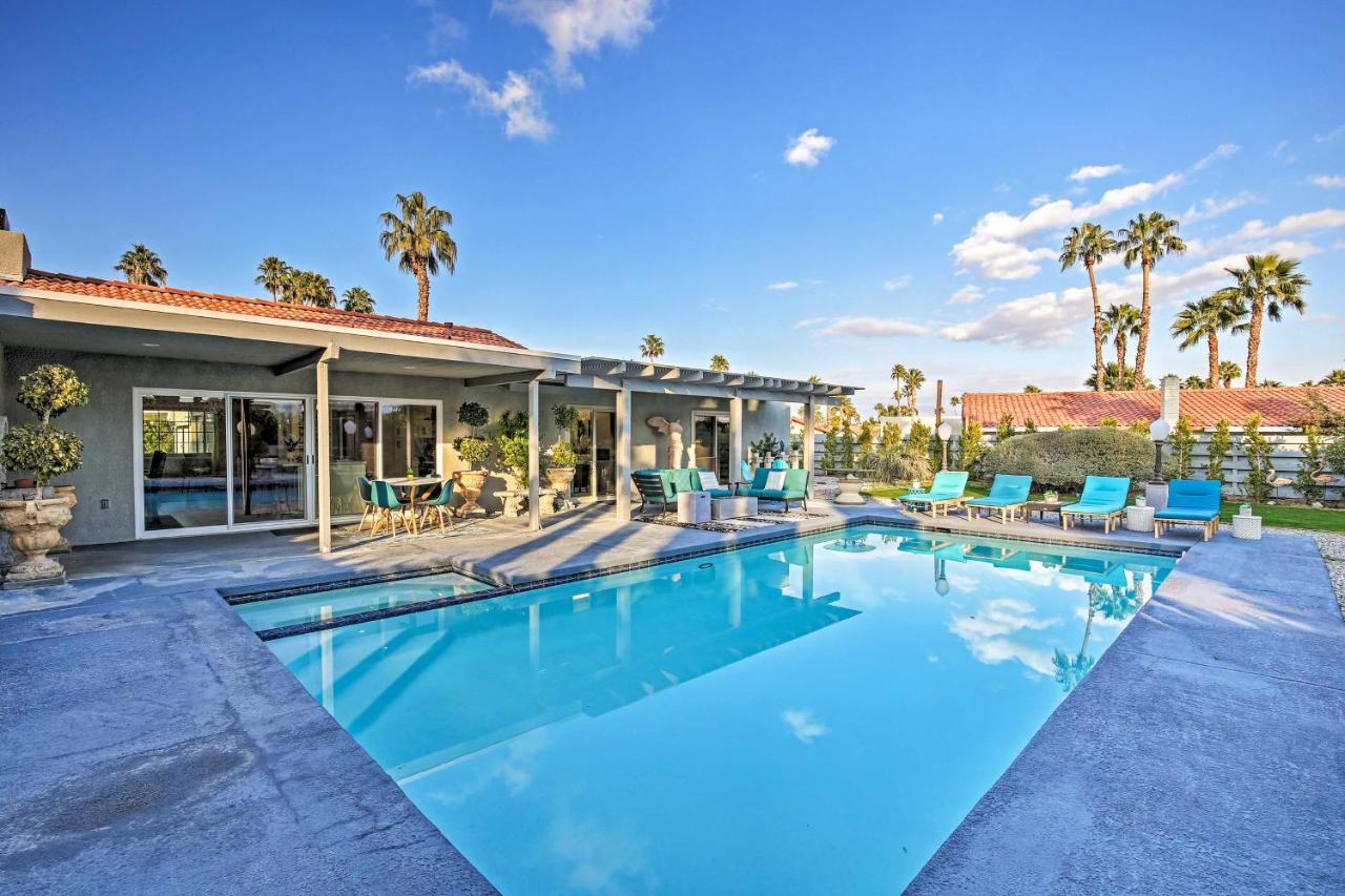 Pet-Friendly Palm Springs Escape With Heated Pool! Villa Bagian luar foto