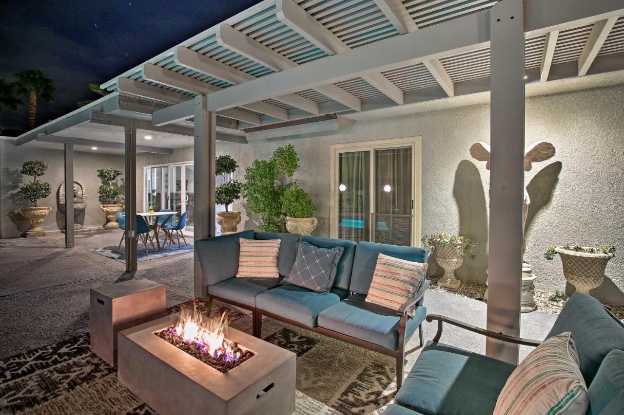 Pet-Friendly Palm Springs Escape With Heated Pool! Villa Bagian luar foto